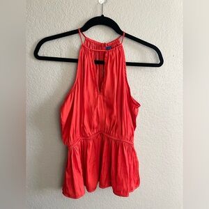 GAP Bright Red Sleeveless Blouse